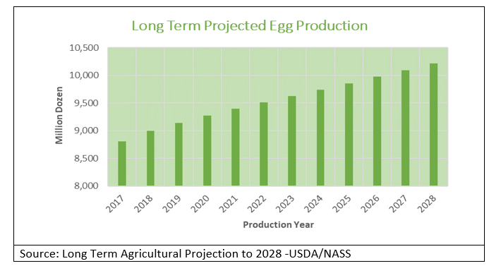 Long Term Projected Egg Production